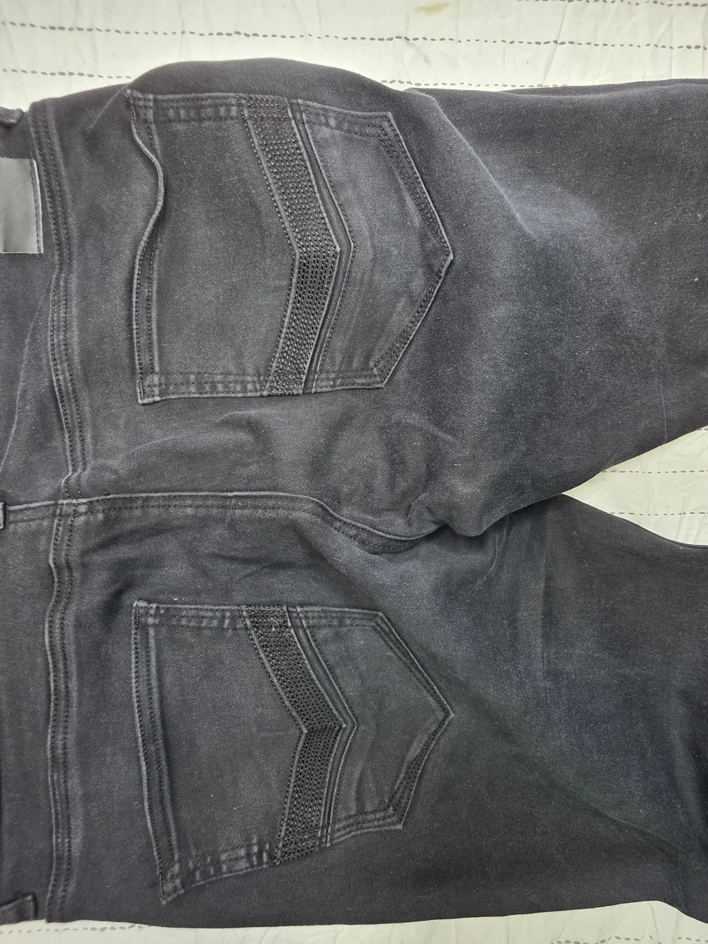 Scott James England Slim Fit Washed Black Jeans Size 36x30